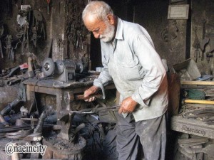 بازار تاریخی نایین - دکان آهنگری 